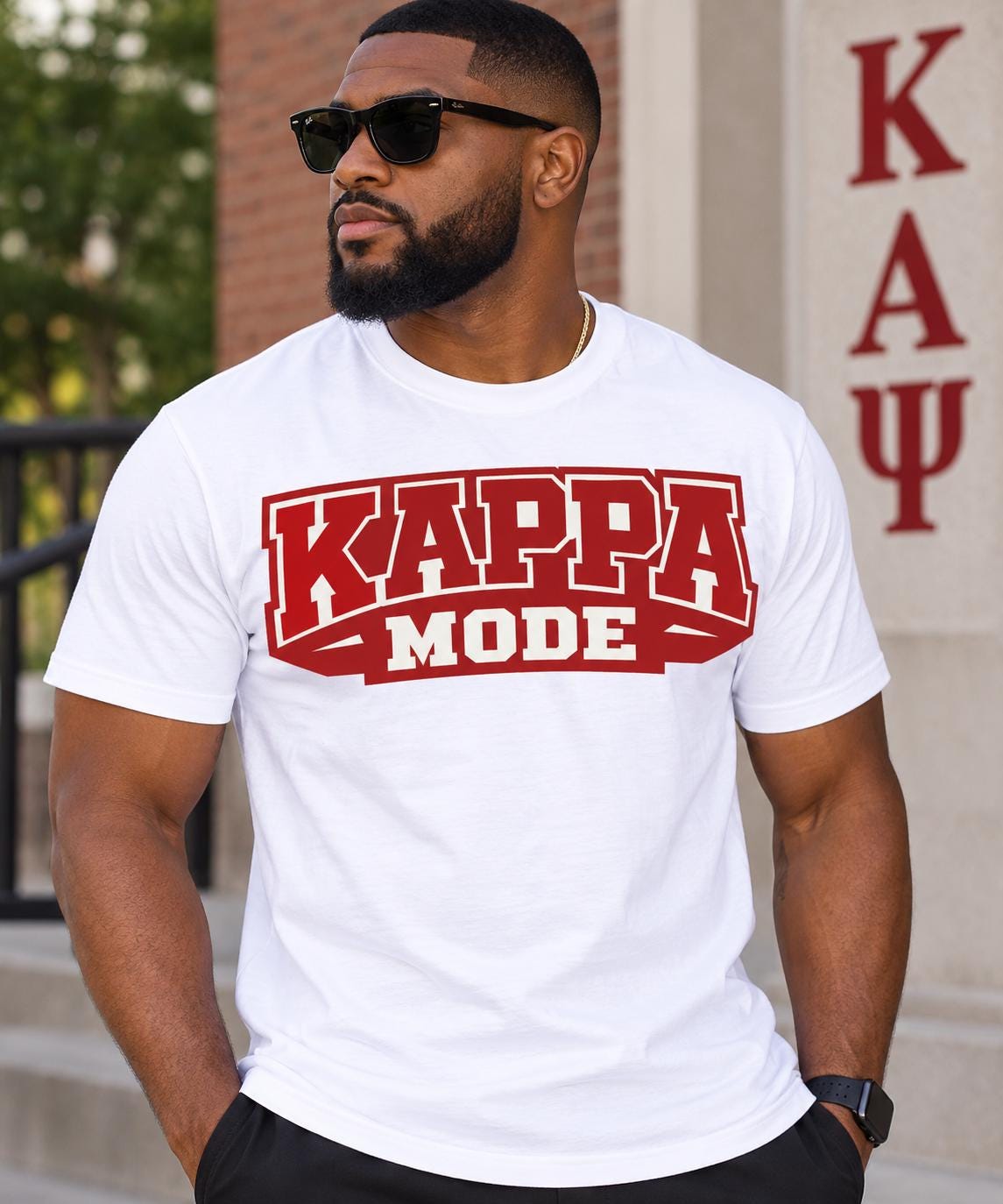 Kappa Alpha Psi DTV T-Shirt | Choice of 2 Logo Designs | Nupe Shirt | Fraternity Inspired Tee | Greek Apparel Gift