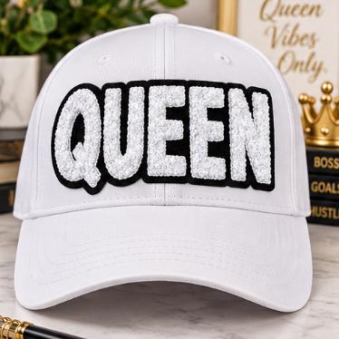 QUEEN Chenille Patch | Large Varsity Letter Patch | Iron On or Sew On Patch | Hat Jacket Sweatshirt DIY Patch