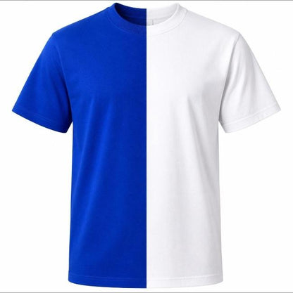 Personalize Two Tone DTV T-Shirt | Personalized Split Color Shirt | Your Design Tee | Custom Logo Shirt | Two Color Graphic Tee