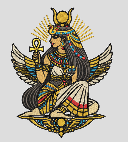 Daughters of Isis Walking Shirt, Egyptian Goddess Personalized Court Shirt, Embroidered Women’s Work Shirt, Custom Court Name Shirt, Fraternal Apparel, PHA