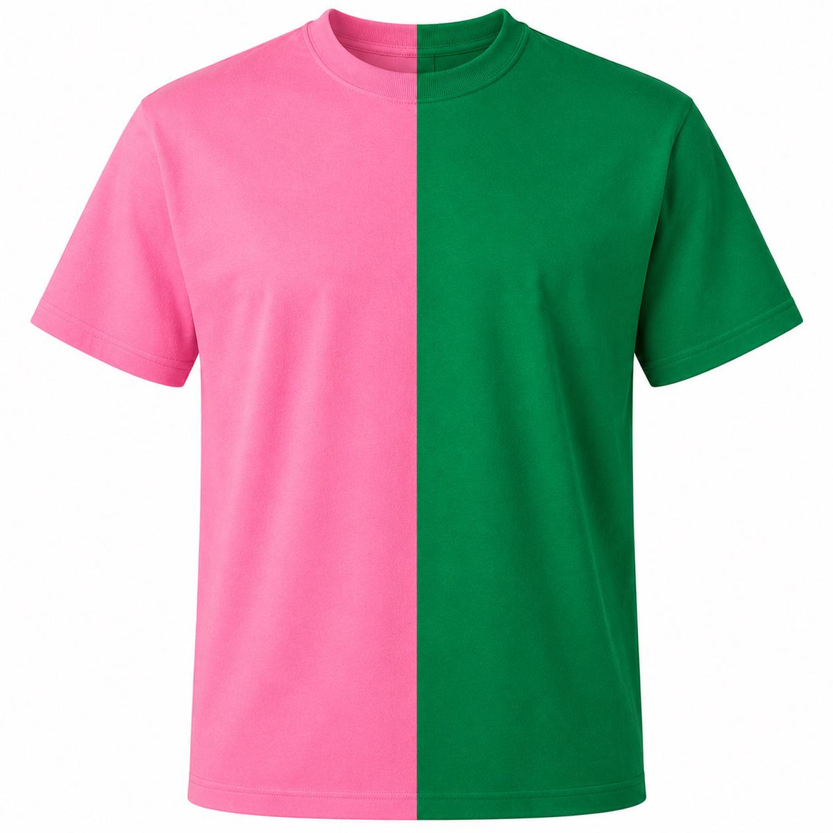 Youth Two-Tone Split T-Shirt, Blank Color Tee