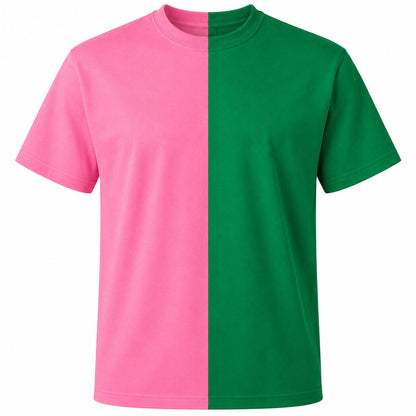 Youth Two-Tone Split T-Shirt, Blank Color Tee