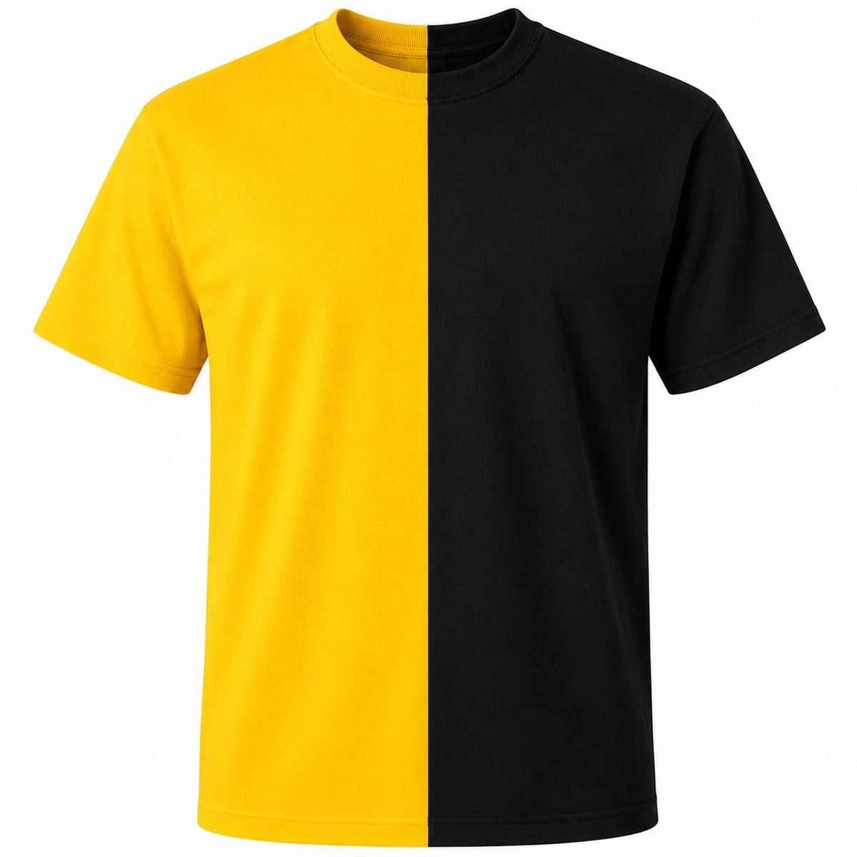 Youth Two-Tone Split T-Shirt, Blank Color Tee