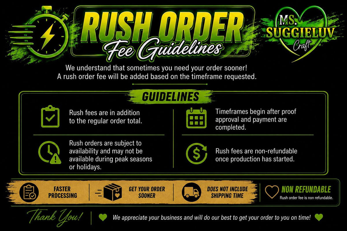 Rush Order Processing Fees ( NON REFUNDABLE)