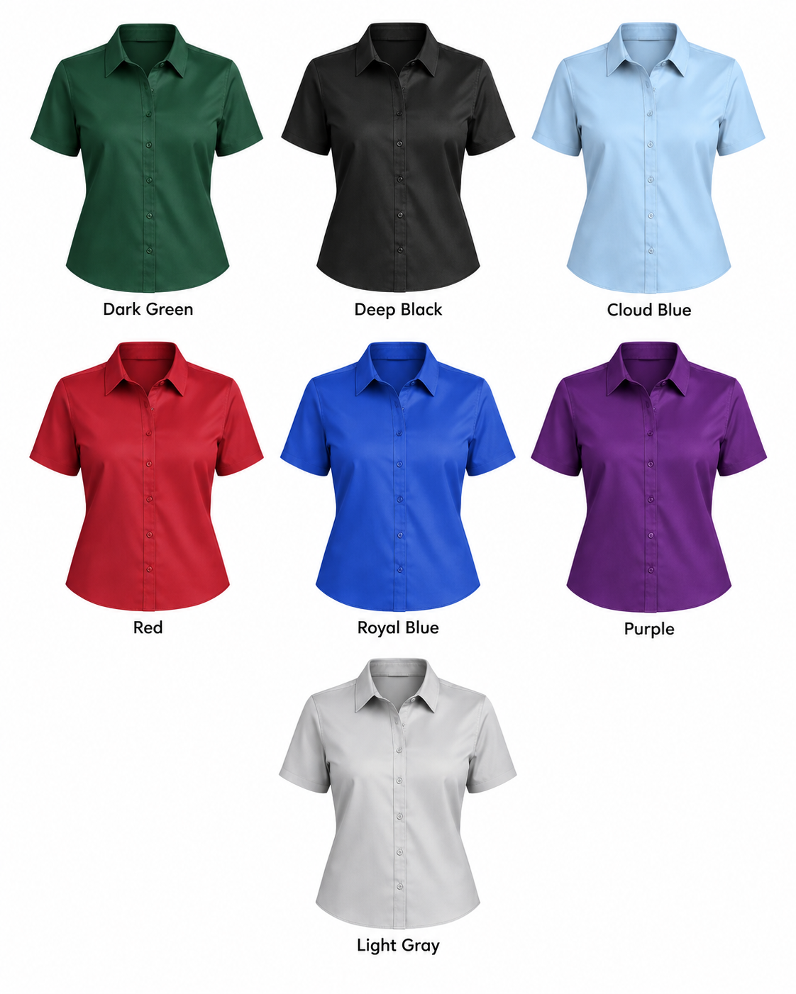 Eastern Star Women’s Shirt, Custom Embroidered Name, Button-Down Style